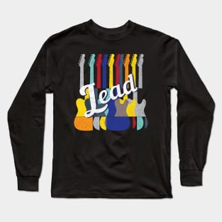 Lead Electric Guitars Retro Style Long Sleeve T-Shirt